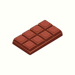 Realistic Chocolate Bar Vector Illustration