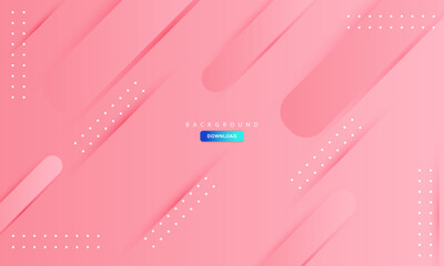 Modern abstract pink gradient background with diagonal 3D rounded shapes