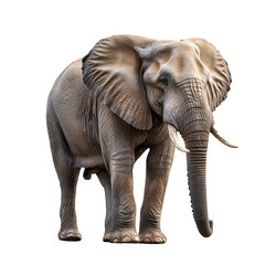 Obraz premium Majestic Elephant Walking in Nature - Wildlife Photography Highlighting Conservation of African and Asian Elephants