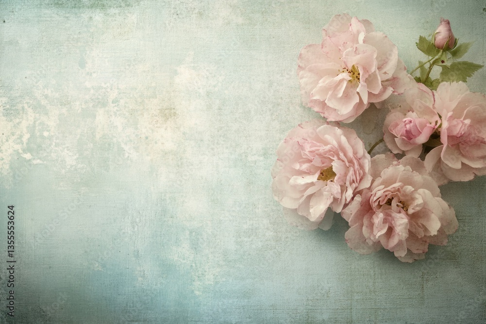 Poster a softly textured background with subtle, muted tones for a gentle appearance.