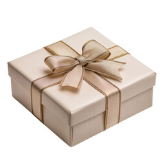Luxury Cream Gift Box with Bow - Perfect for Holiday Celebrations and Special Occasions