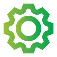 Settings Icon. Gear and Preferences Symbol. Illustration for System Configuration Concept.