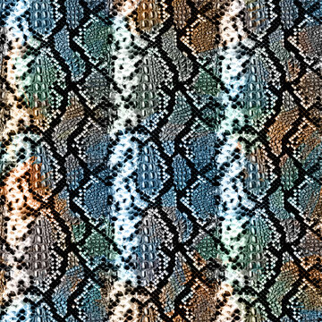 animal and abstract pattern work, snake and leopard skin mixed patterns, patterns suitable for fabric print and background.Abstract artistic background. modern Art feathers leopard pattern and repeat 