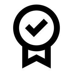 Recommendations Icon. Ribbon Badge Symbol. Illustration for Suggestion and Guide Concept.