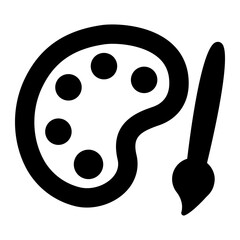 Demonstrate Creativity Icon. Artistic and Imagination Symbol. Illustration for Innovation Concept.