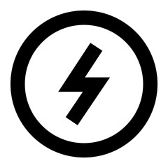 Activities Icon. Lightning Bolt Symbol. Illustration for Energy and Task Engagement Concept.