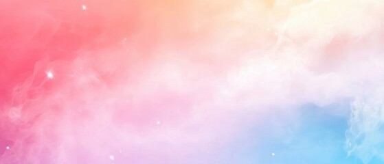 Soft Colorful Abstract Background with Gradient Shades of Pink, Orange, and Blue Creating a Dreamy Atmosphere