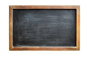 Blank chalkboard in a wooden frame