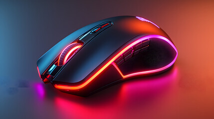 Ergonomic RGB Gaming Mouse with Sleek Matte Finish – Esports Equipment