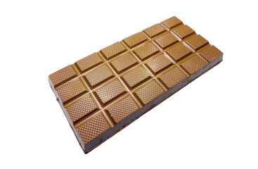 Sweet Milk Chocolate on a White Background – Delicious and Creamy Treat
