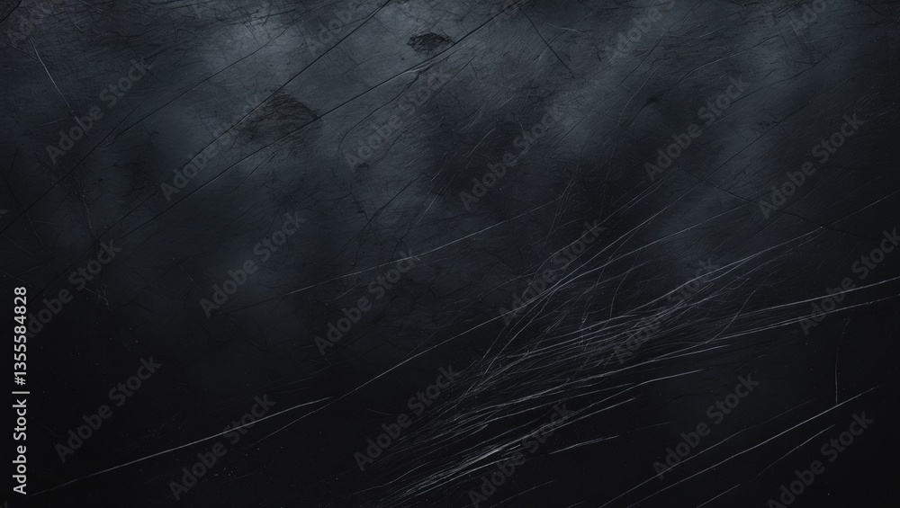 Poster dust and scratches on a dark surface. abstract backdrop. texture layer for photo editing. vintage gr