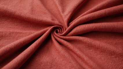 Close-up view of a long and wide texture of natural fabric or cloth in a light hue. Fabric texture of natural cotton or linen material. Canvas backdrop.