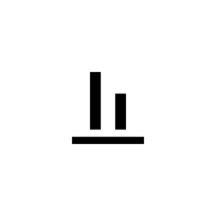 Vertical Bottom Alignment Icon