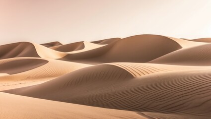 Big sand dune contrasts. Textured background of desert or beach sand.