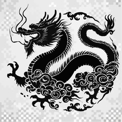 Fototapeta premium image of a mystical dragon 42