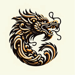 Fototapeta premium image of a mystical dragon 37