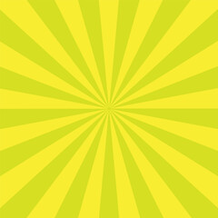 Obraz premium Yellow sunburst rays. Abstract radial burst. Bright light explosion. Vector energy glow.
