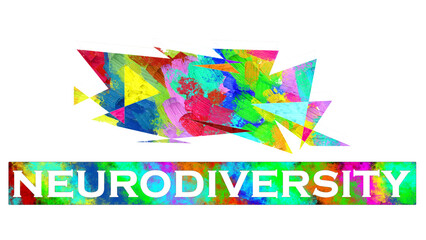neurodiversity describe differences in the way people's brains work. The rainbow-colored infinity symbol represents the diversity of the autism spectrum as well as the greater neurodiversity movement