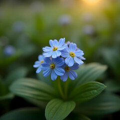 Obraz premium Forget-Me-Not (Myosotis scorpioides)