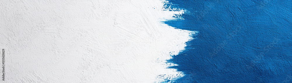 Poster textured gradient background featuring blend of blue and white colors, creating calming and serene a