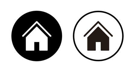 House icon logo design. Home sign and symbol