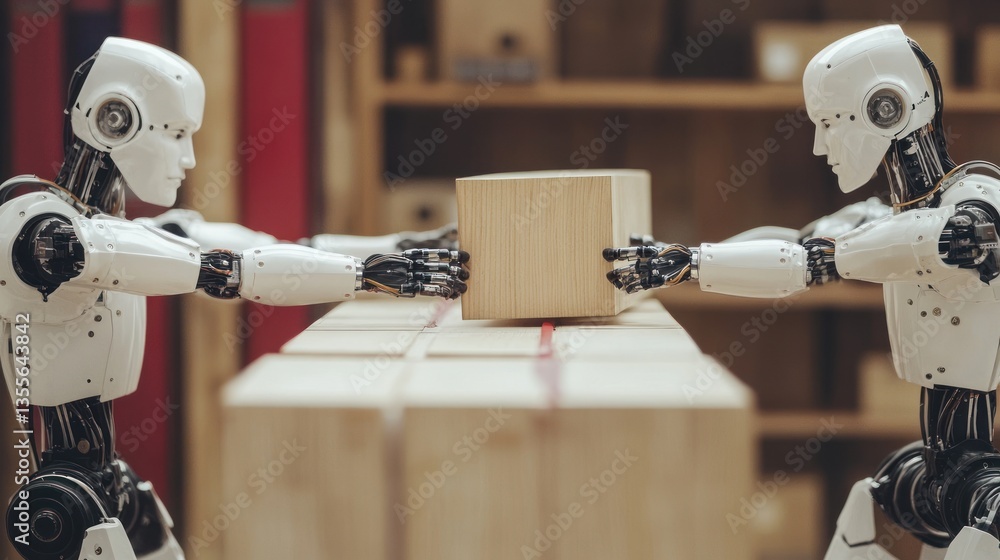 Poster collaborative robots in a warehouse setting: automation and efficiency in modern logistics