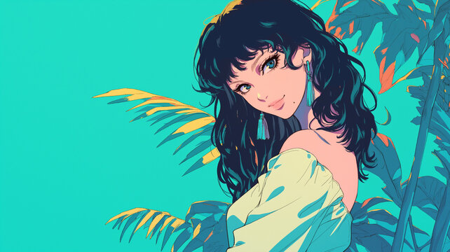 アニメ女キャラ」の写真素材 | 747件の無料イラスト画像 | Adobe