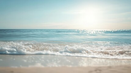 Beautiful beach background. Blurred background