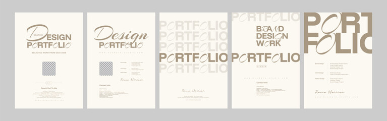 creative graphic designer portfolio cover