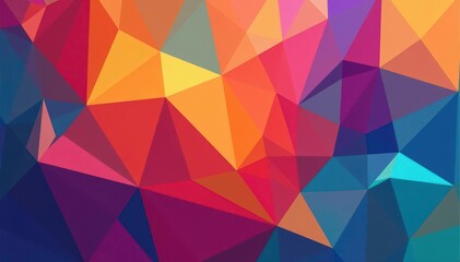 Obraz premium Abstract geometric shapes repeat seamlessly in vibrant hues , illustration, vector