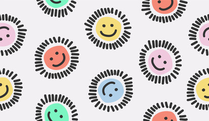 Cute pastel pattern background design