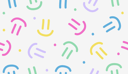 Cute pastel pattern background design