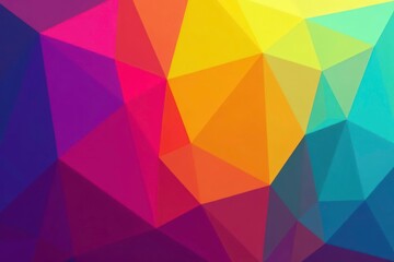 Obraz premium Geometric shapes, vibrant color gradients, endlessly looping , geometric, gradient
