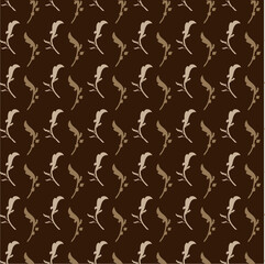 Seamless vector pattern featuring stylized leaf motifs for versatile use in textiles, wallpapers, and packaging. The pattern utilizes the Pantone Color of the Year to create a soft aesthetic. 