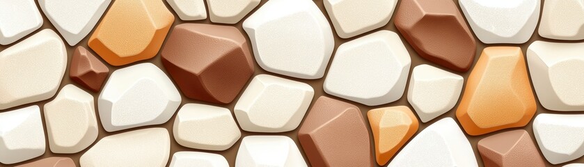 Fototapeta premium Natural stone texture close-up outdoor landscape background image warm earthy tones detailed view aesthetic design