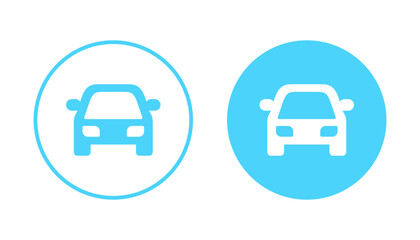 Car icon vector. car sign and symbol. small sedan