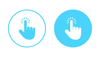 Obraz premium Hand cursor icon vector. cursor sign and symbol. hand cursor icon clik