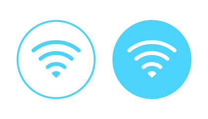 Wifi icon vector. signal sign and symbol. Wireless  icon