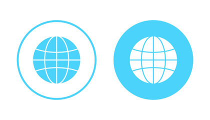 Web icon vector. go to web sign and symbol. web click icon. Global search icon