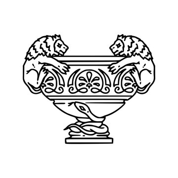 recommend clip art: mythical creature vessel vector