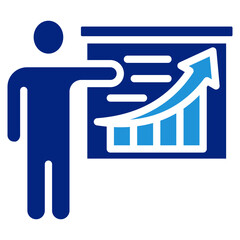 Business Coaching Icon Element For Design