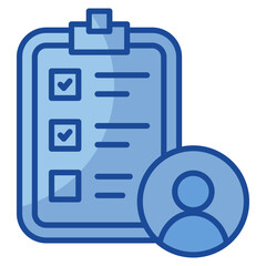 Trainee Checklist  Icon Element For Design