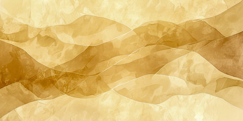 Abstract Watercolor Ocean Wave Texture in Warm Earth Tones
