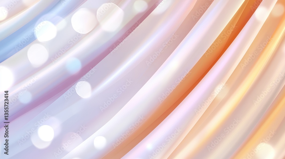 Poster dynamic abstract background with colorful lines and circles, a vibrant modern design