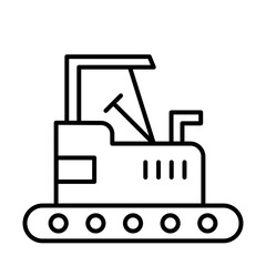 Snow Cat of Construction Machinery Icons