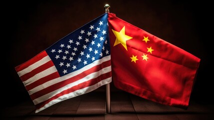 Global Rivalry: symbol of the United States, China confrontation, hegemonic struggle, economic conflict, political tension, military opposition, power competition, strategic dominance global , .