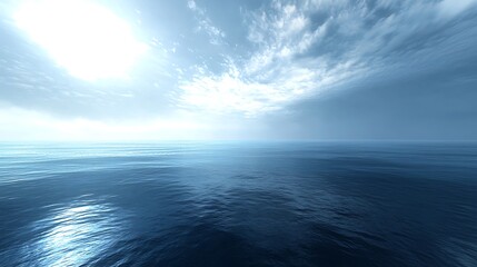 Obraz premium Bright Ocean Horizon