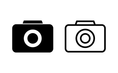 Camera icon vector illustration. photo camera sign and symbol. photography icon.