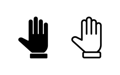 Hand icon vector illustration. hand sign and symbol. hand gesture