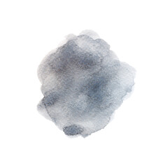 a grey ink isolated on white